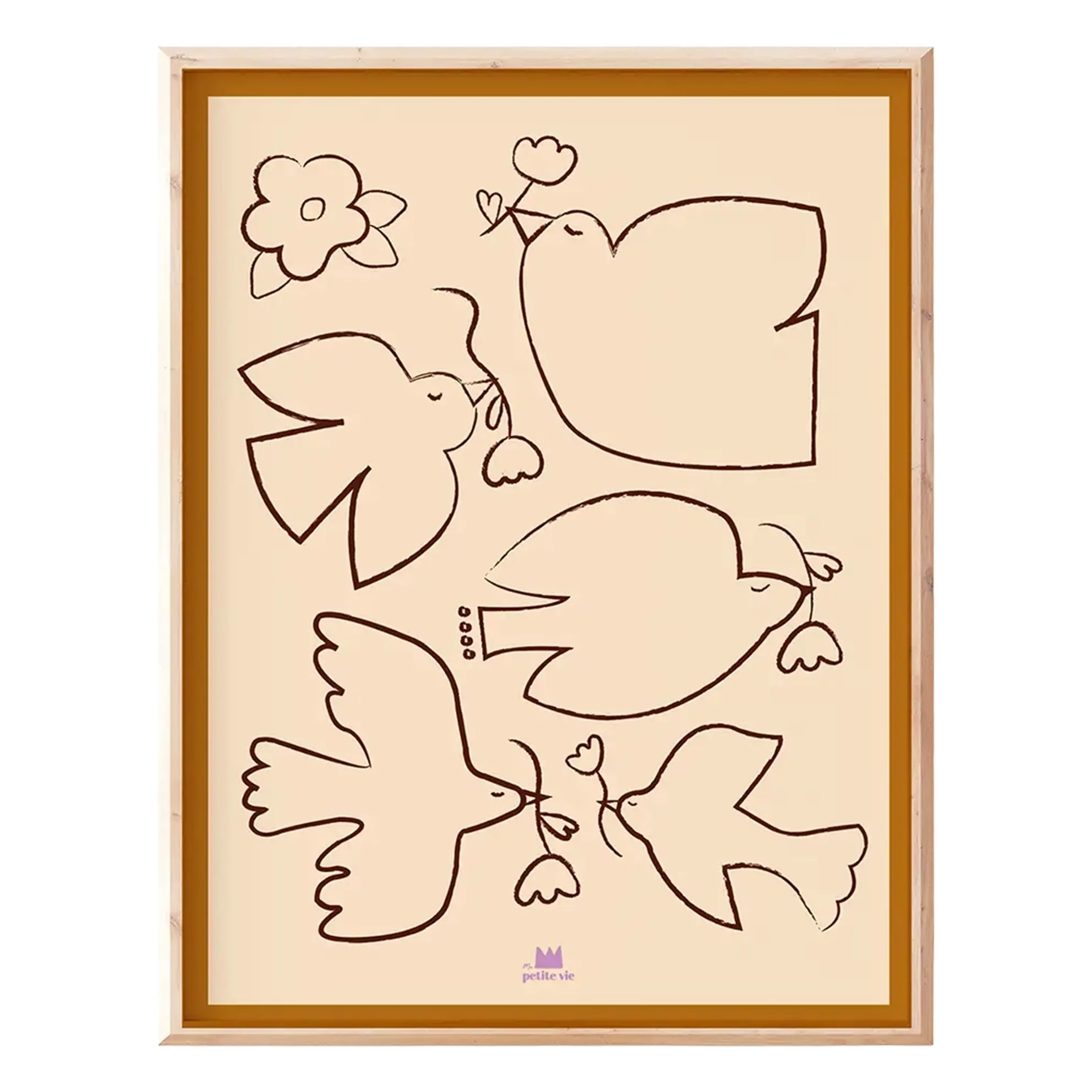 Ma Petite Vie Beige Envolée Poétique Poster
