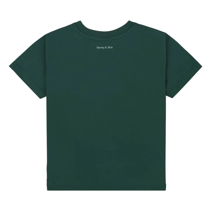 T-shirt Be Nice Coton Recyclé | Vert foncé- Image produit n°4