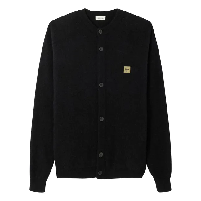 Gilet Vitow Laine et Alpaga | Noir