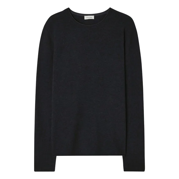 Pull Ducksbay Laine et Cachemire | Bleu marine- Image produit n°0