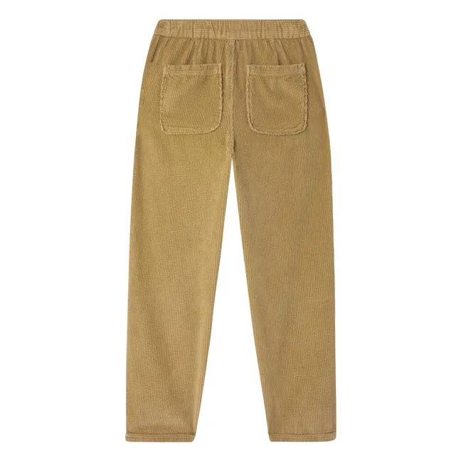 Hose Padow Velours | Khaki clar