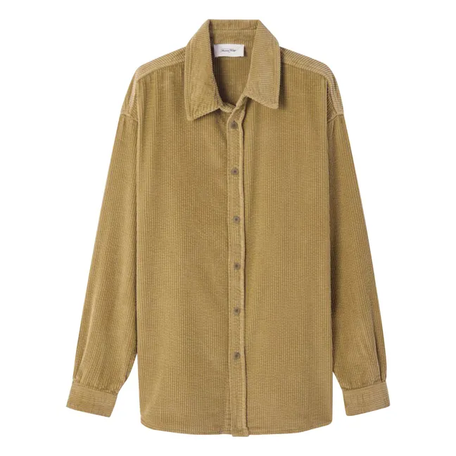 Hemd Padow Velours | Khaki clar