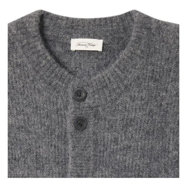 Gilet Sans Manches Vitow Laine et Alpaga | Acier