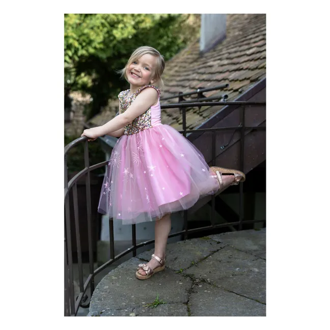 Robe à sequins  | Rose