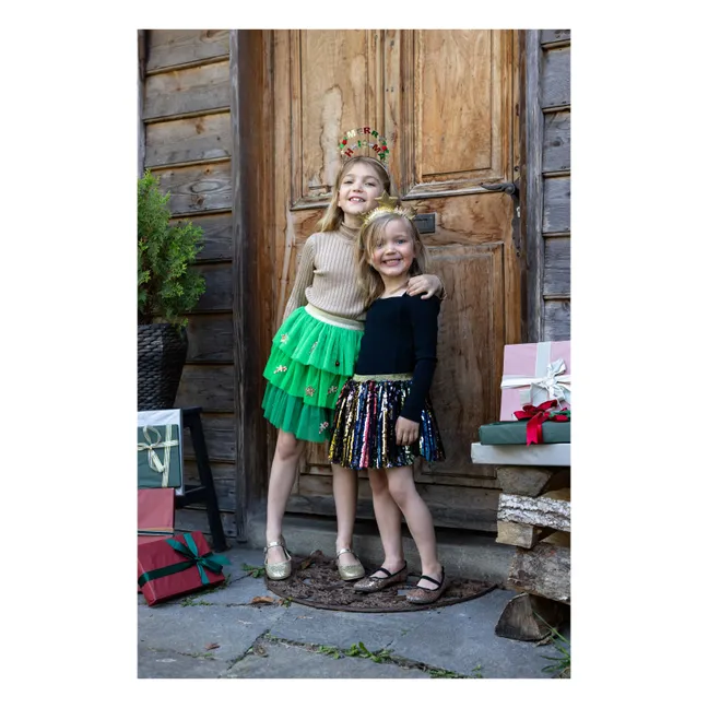 Falda de lentejuelas