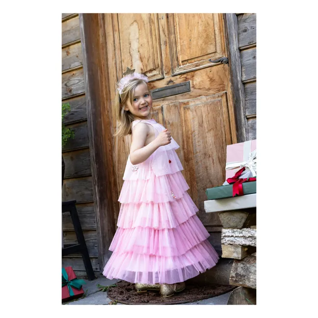 Robe Sapin de Noël avec son serre tête | Rose