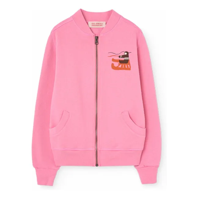 Sudadera cebra | Rosa Bombón
