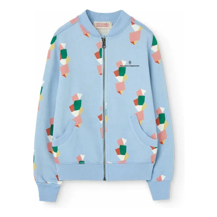 Sweat Zebra | Bleu ciel- Image produit n°0