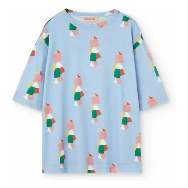 Collie T-shirt Organic cotton | Light blue