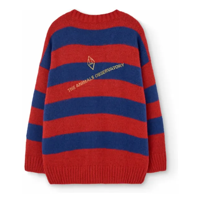 Cardigan Racoon Coton Bio | Rouge