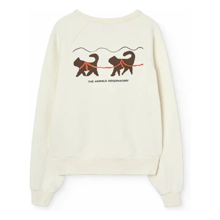 Shark sweatshirt | Ecru- Product image n°3