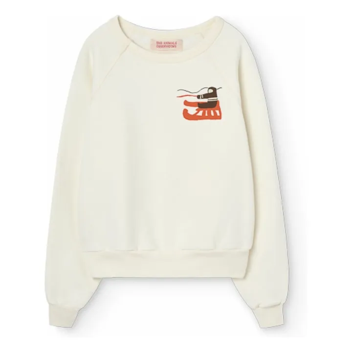 Shark sweatshirt | Ecru- Product image n°0
