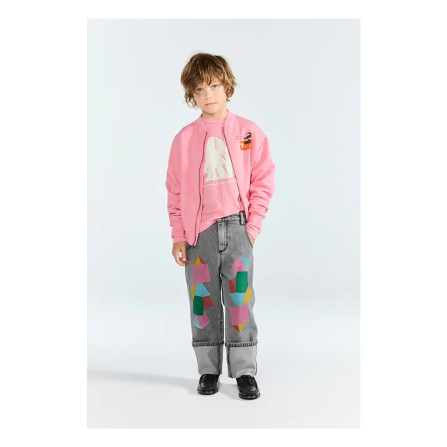 Sweatshirt Zebra | Bonbonfarben