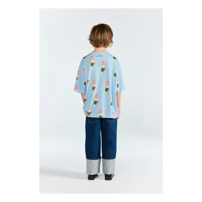 T-Shirt Collie Bio-Baumwolle | Hellblau