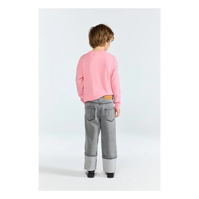 T-shirt Dog Coton Bio | Rose bonbon