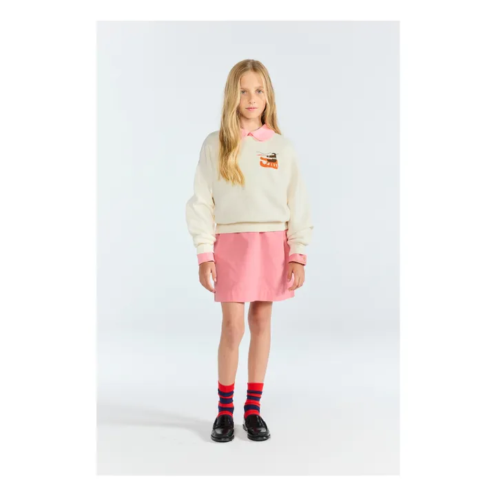 Shark sweatshirt | Ecru- Product image n°1