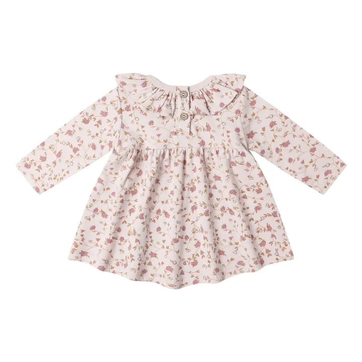 Robe Fleurie Coton Bio | 	Lilas- Image produit n°1
