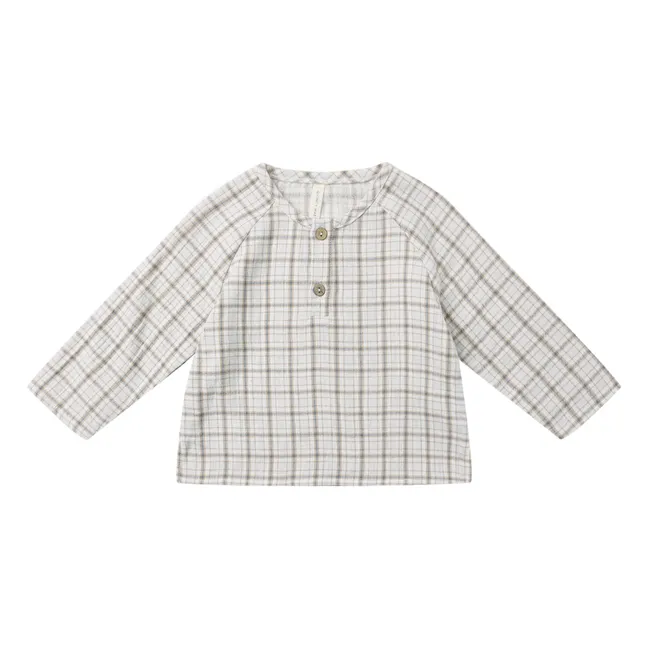 Kurta Zion Gaze de Coton Bio | Bleu Clair