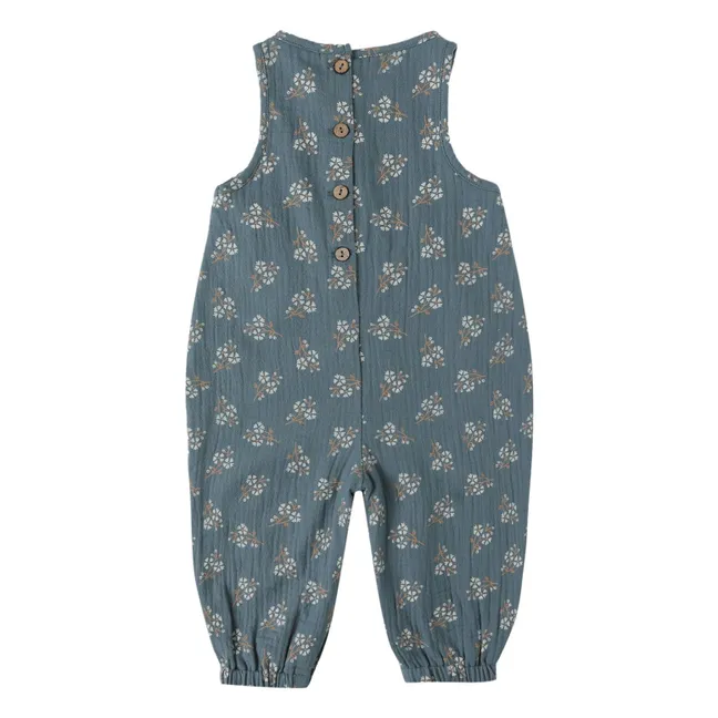 Maisie Gaze Overall aus Bio-Baumwolle | Graublau