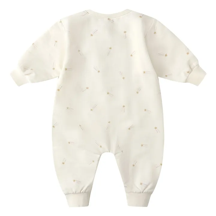 Combinaison Etoiles Coton Bio | Ivoire- Image produit n°2