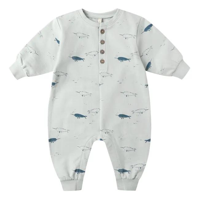 Narvals Organic Cotton Jumpsuit | Light Blue