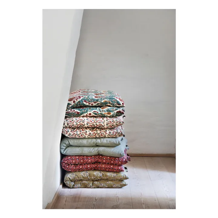 Matelas de sol à motifs en coton | Sable- Image produit n°1