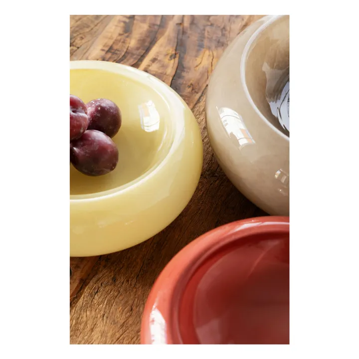 Bol en verre  | Taupe- Image produit n°2