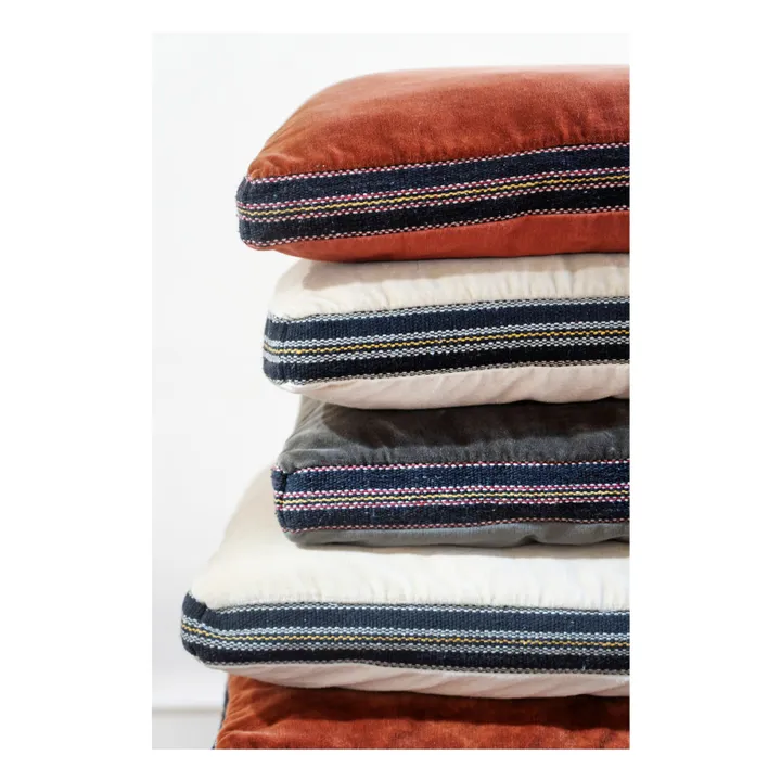 Matelas en velours de coton | Vert- Image produit n°2