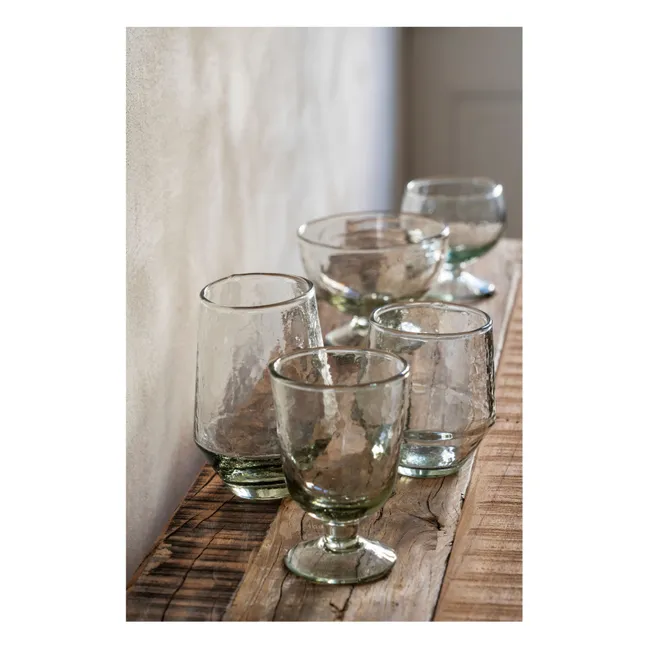 Verre à vin martelé