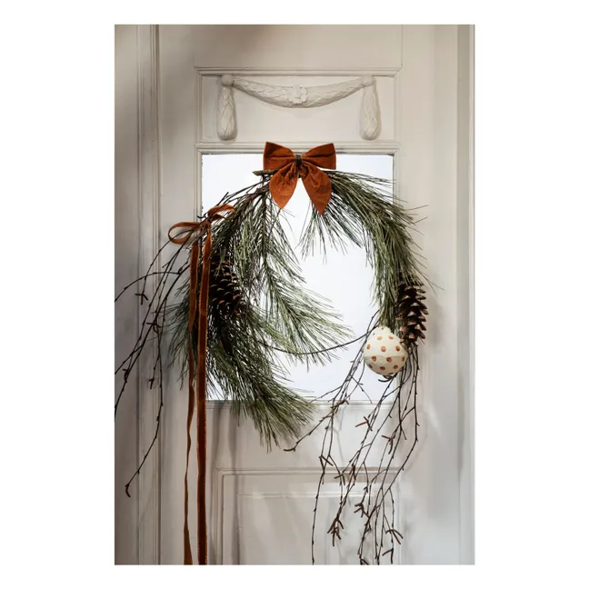 Nœuds décoratifs en velours - Set de 4 | Multicolore