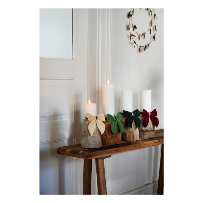 Decorative velvet bows - Set of 4 | Multicoloured