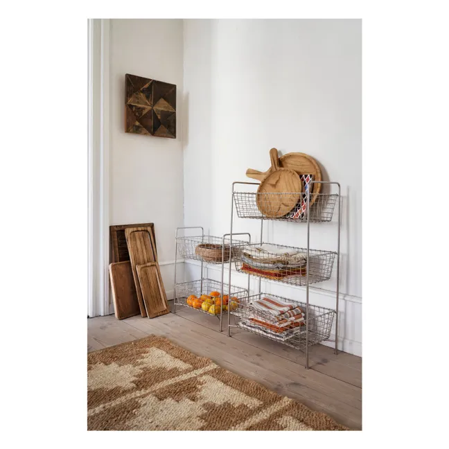 Étagère en fer avec paniers | Steel