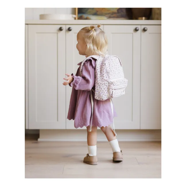 Kleid Isla Gaze aus Bio-Baumwolle | Magenta