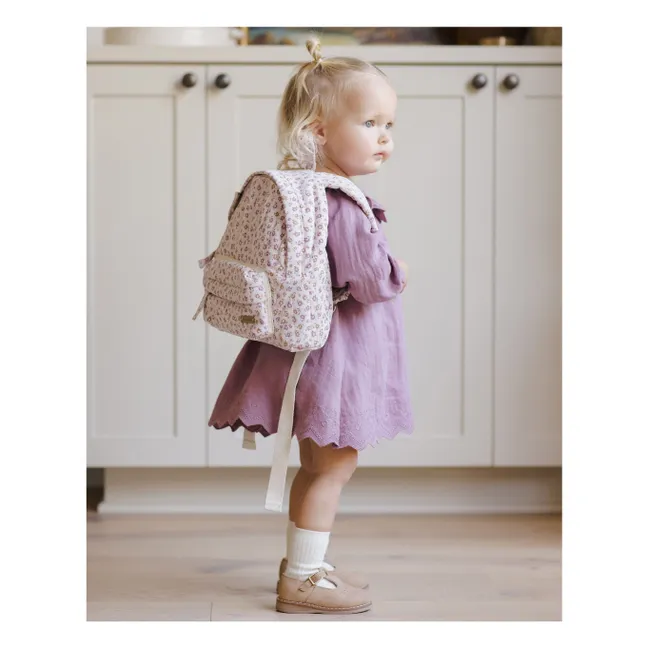 Kleid Isla Gaze aus Bio-Baumwolle | Magenta