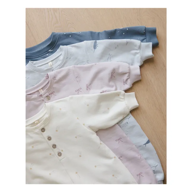 Mono de estrellas de algodón ecológico | Marfil