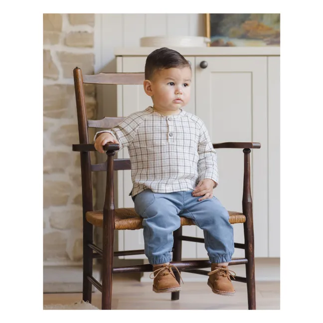 Kurta Zion Organic Cotton Gauze | Light Blue