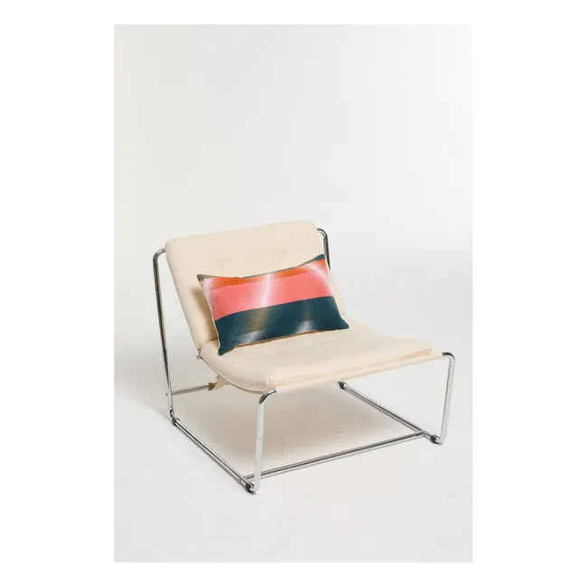 Mystique cotton velvet cushion | Terracotta