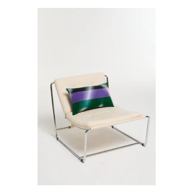 Coussin en velours de coton Mystique | Violet