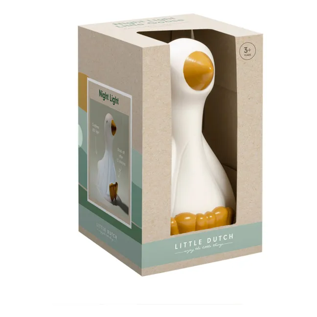 Luz nocturna Goose | Blanco