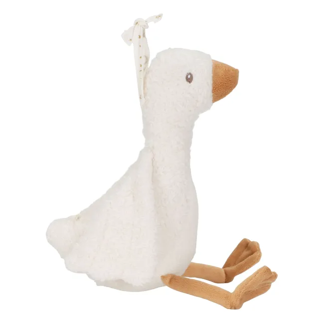 Peluche musicale et lumineuse Oie | Blanc
