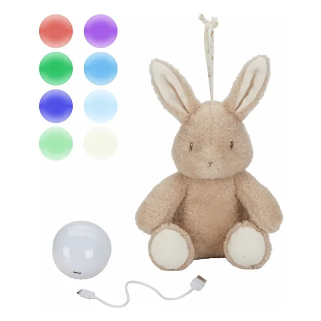 Musical light-up plush Rabbit | Cream