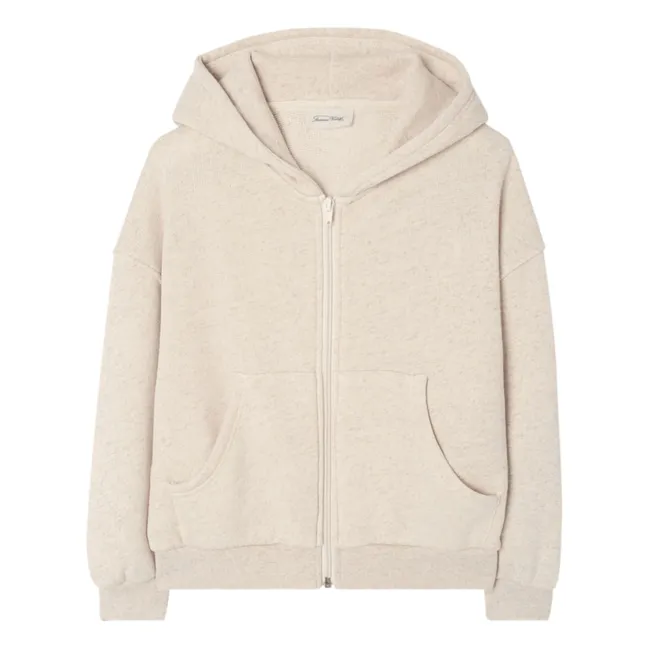 Sweat Zippé Itonay | Ecru chiné