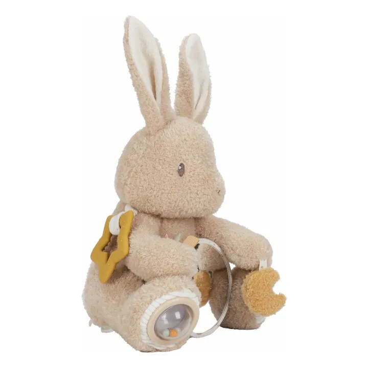 Little Dutch - Rabbit activity plush - Cream | Smallable