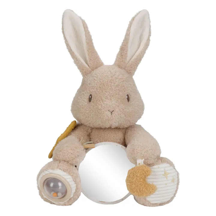 Peluche d'activité Lapin | Crème- Image produit n°0