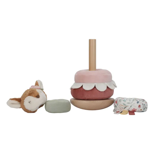 Peluche apilable Fawn FSC - Jardín de hadas | Rosa