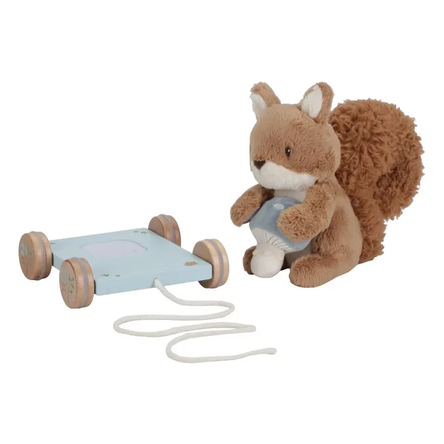 FSC Squirrel Pull Toy - Forest Friends | Brown