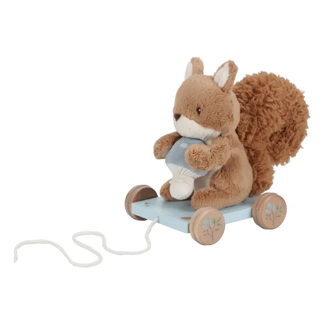 FSC Squirrel Pull Toy - Forest Friends | Brown
