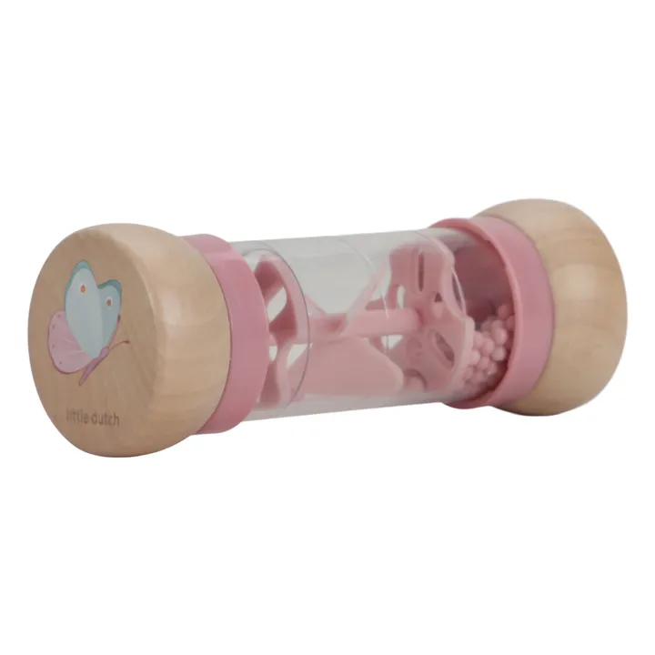 Sonajero de lluvia de madera FSC - Jardín de hadas | Rosa- Imagen del producto n°3