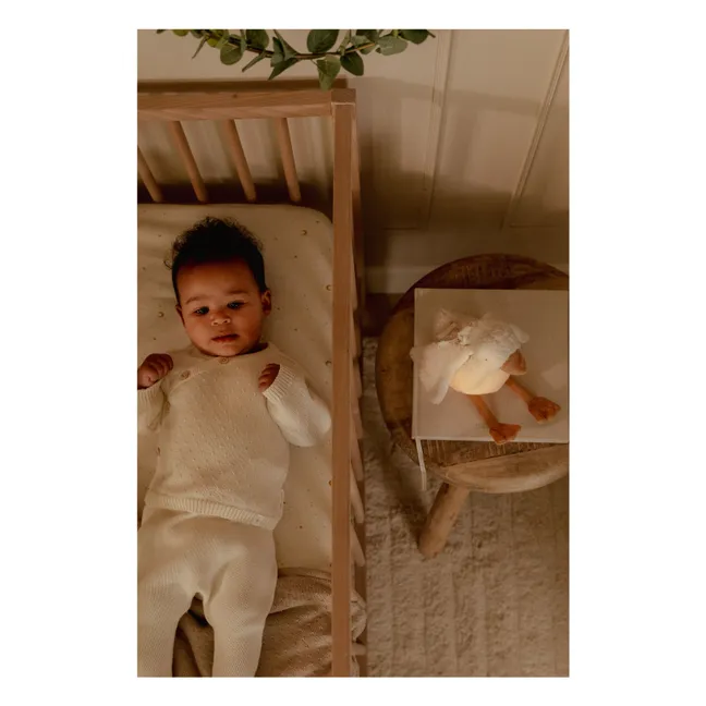 Peluche musicale et lumineuse Oie | Blanc