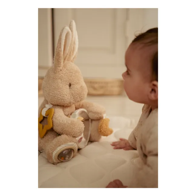Peluche d'activité Lapin | Crème